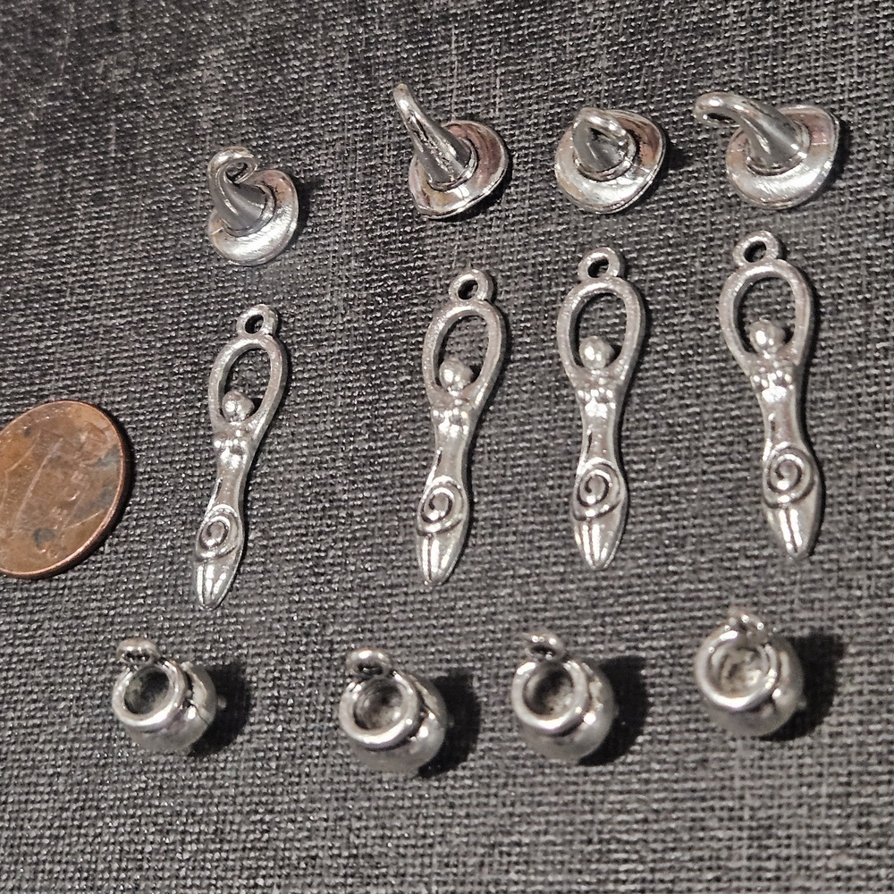 Goddess Charm Set 4 Each